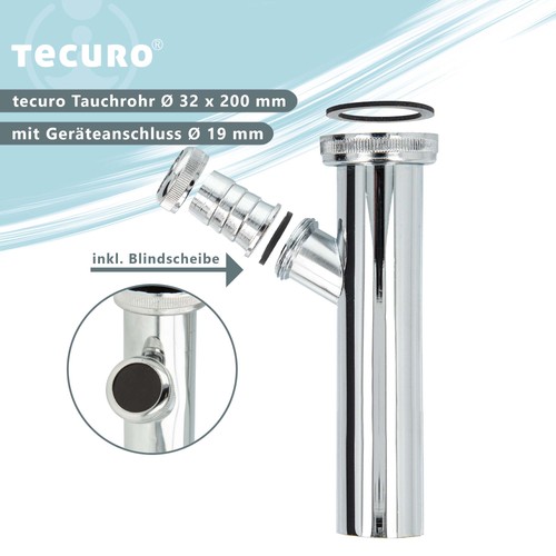 Tecuro tauchrohr verstellrohr - tauchrohr,